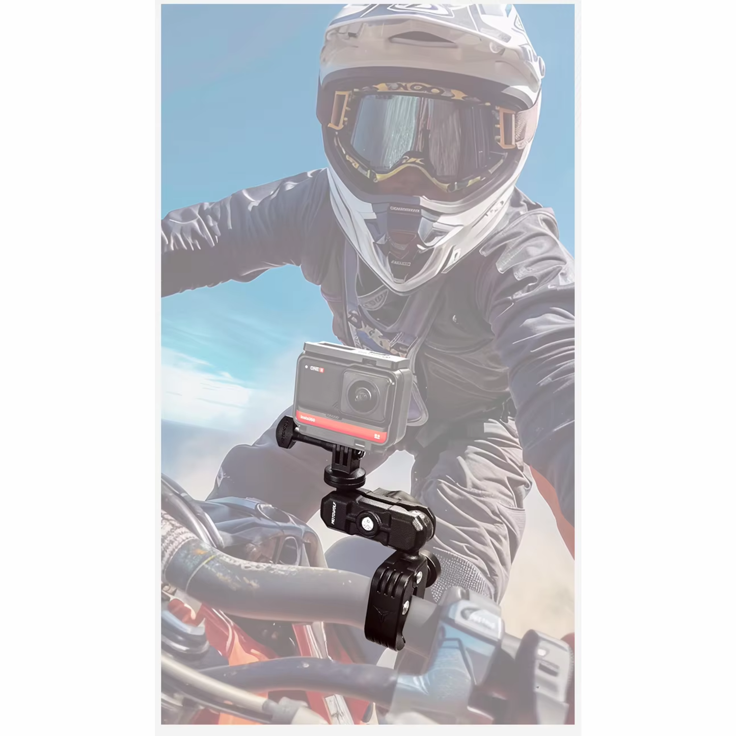Motowolf MDL3532B Motorcycle Action Camera Mount