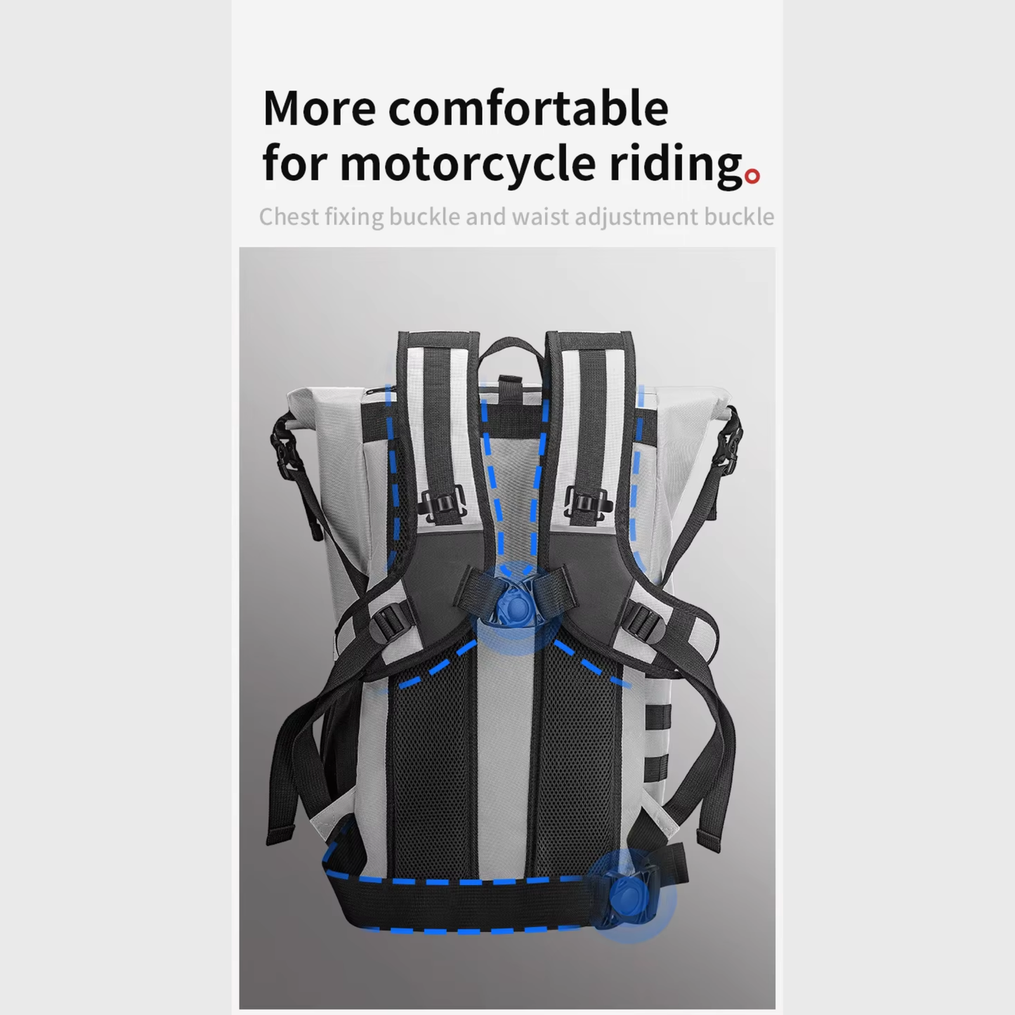 Motowolf MB3 Motorcycle Waterproof Backpack (21L)