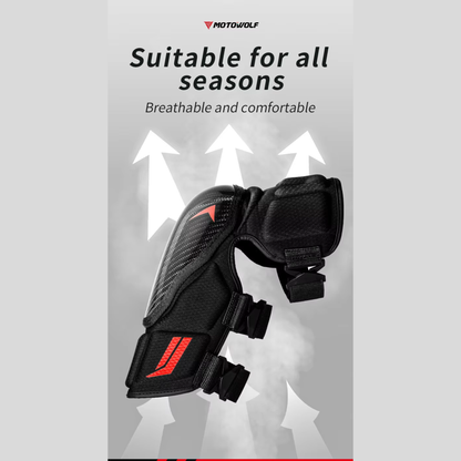 Motowolf MDL1037 Motorcycle Knee Guards – Protective Riding Gear