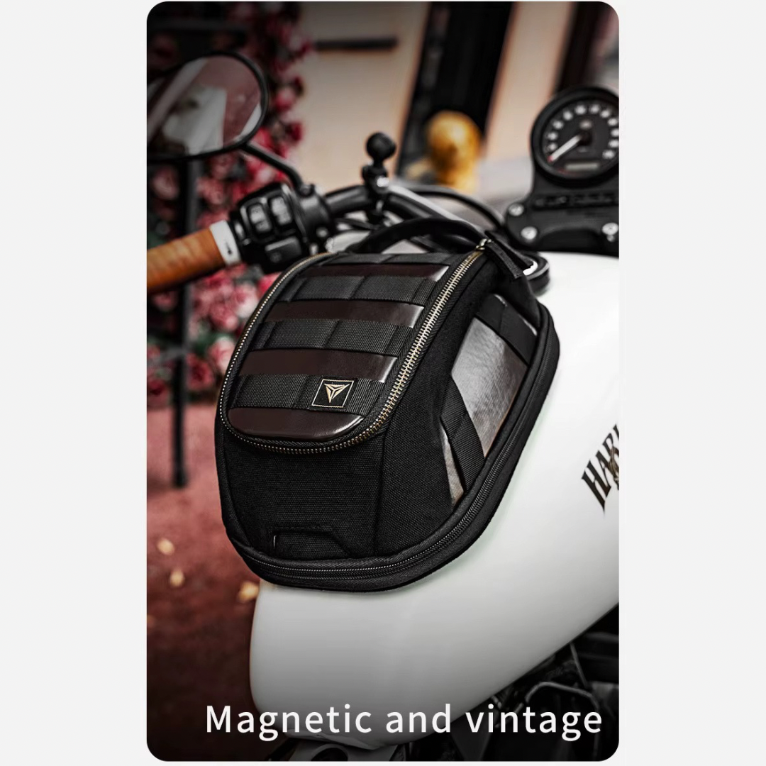 Motowolf MB11 Retro Magnetic Motorcycle Tank Bag