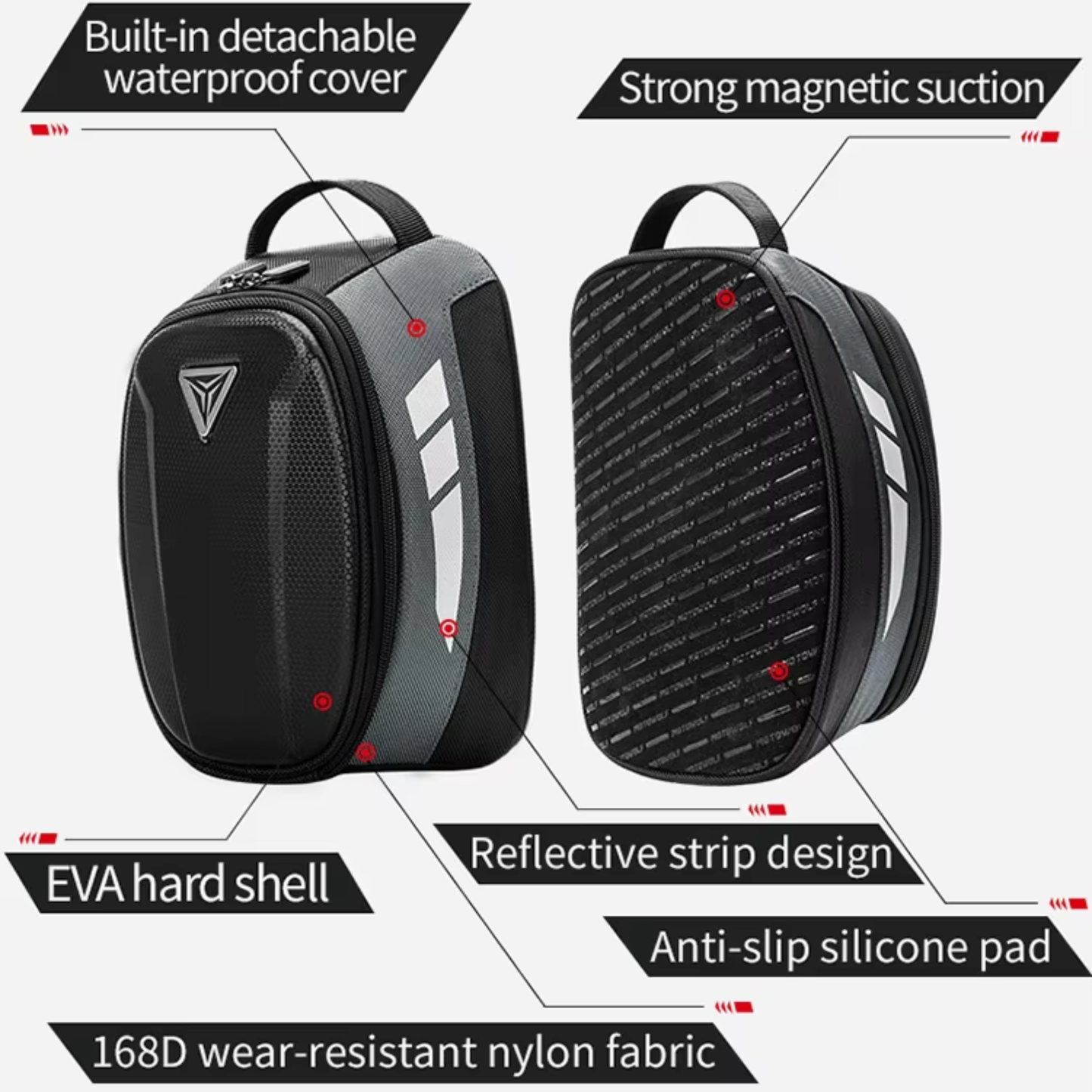 Motowolf MB1 Magnetic Tank Bag