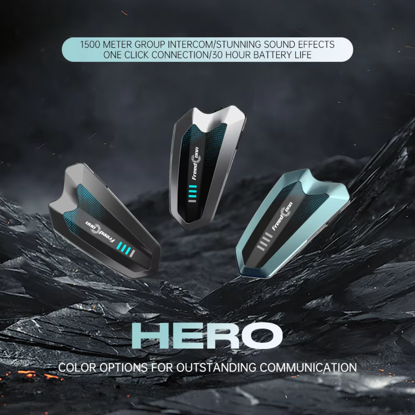 FreedConn HERO Motorcycle Bluetooth Intercom