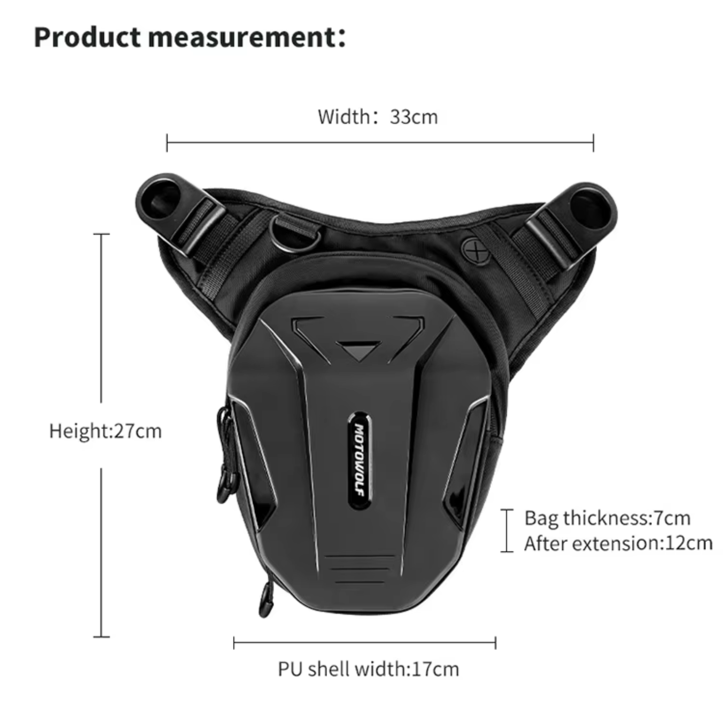 Motowolf Leg / Waist Bag