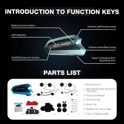 FreedConn HERO Motorcycle Bluetooth Intercom