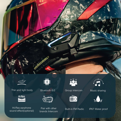 FreedConn FX Ride™ Bluetooth 5.1 Helmet Intercom